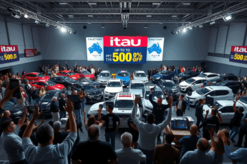 Imagem de carros disponíveis no leilão do Itaú, destacando as melhores ofertas.
