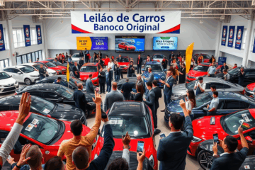 Imagem de carros disponíveis no leilão do Banco Original