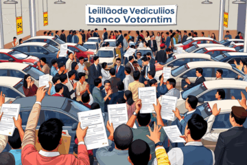 Imagem ilustrativa do Leilão de Veículos do Banco Votorantim, destacando a oportunidade de adquirir carros novos e seminovos.
