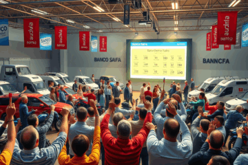 Imagem ilustrativa sobre leilões de veículos do Banco Safra