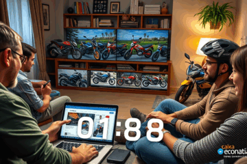 Imagem de motos disponíveis no leilão da Caixa Econômica.