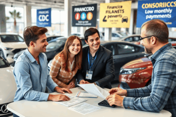 Imagem ilustrativa sobre financiamento de carros novos.