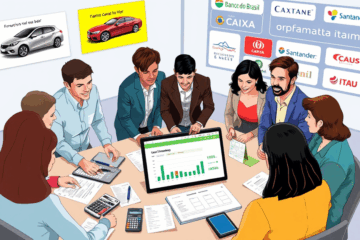 Imagem representativa de financiamento de carro usado, destacando opções e dicas para facilitar o processo.